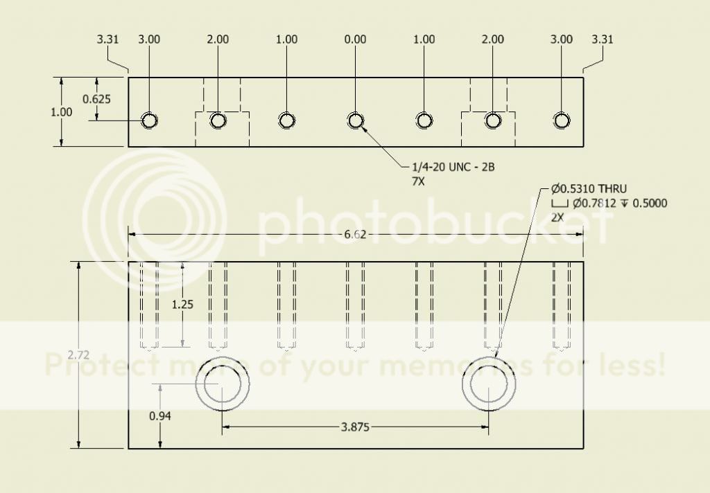 Kurt Vise Jaws with Threaded HoldDown Holes